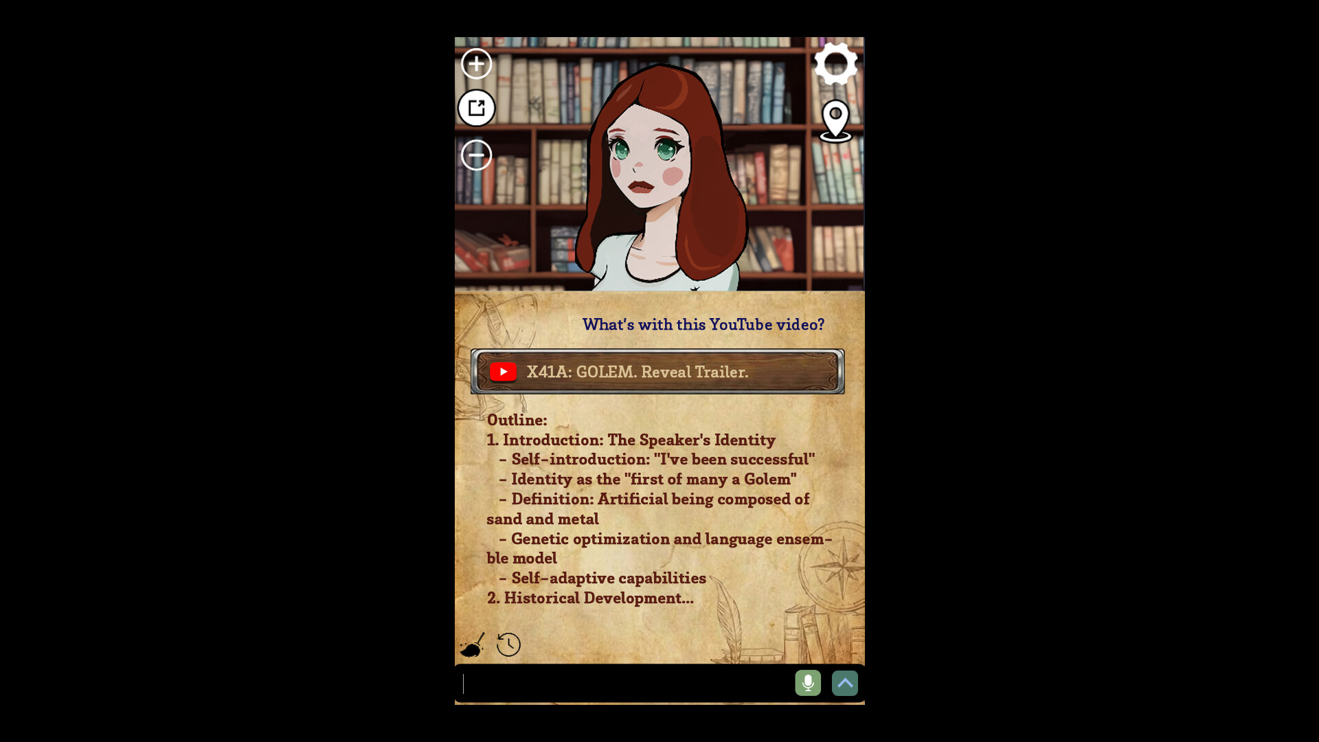 K1V4 analyzing a YouTube video